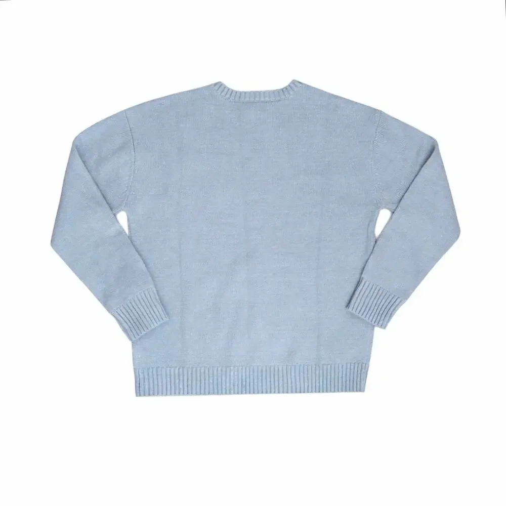 Mighty Fine Blue Lobster Sweater Sz S, M, L, Crewneck Coastal Cotton Blend NWT - Picture 3 of 11
